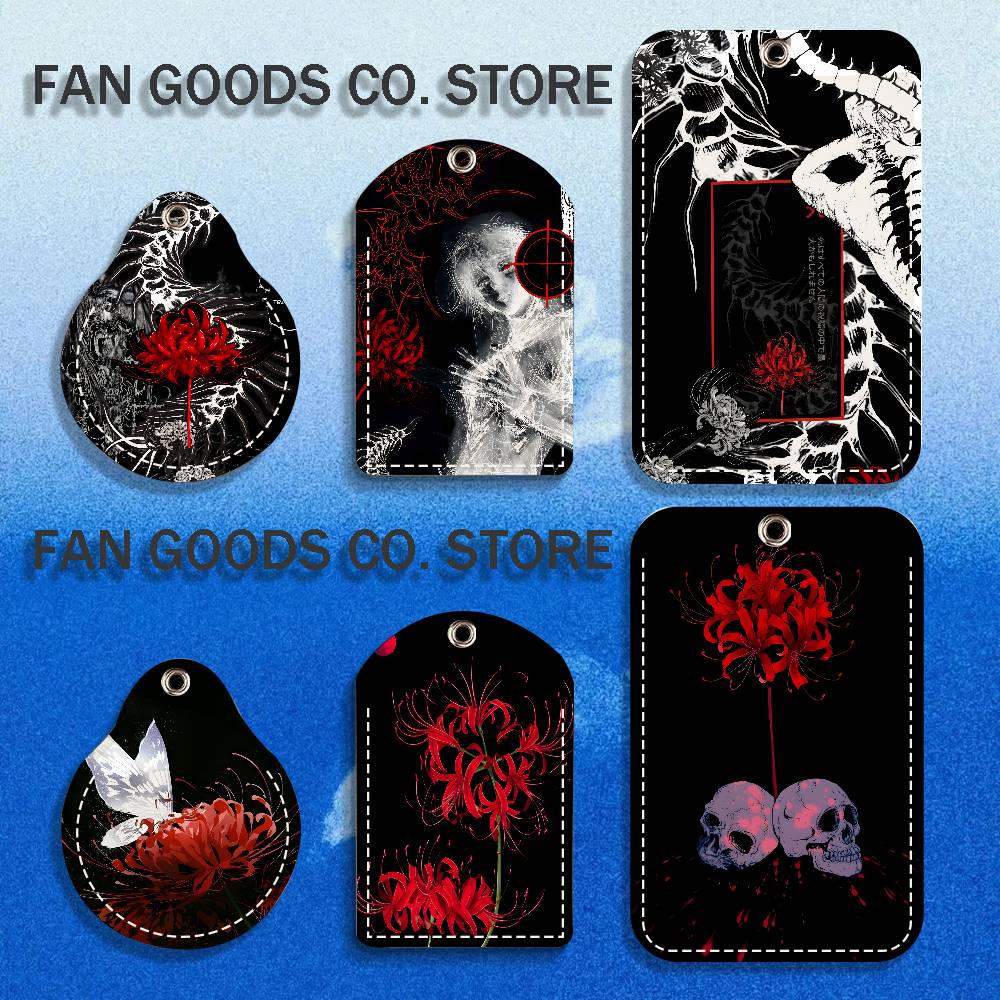 Leather Work Is - พวงกุญแจรูปดอกลิลลี่สีแดง T-Tokyo Red Spider Lily G-Ghoul
