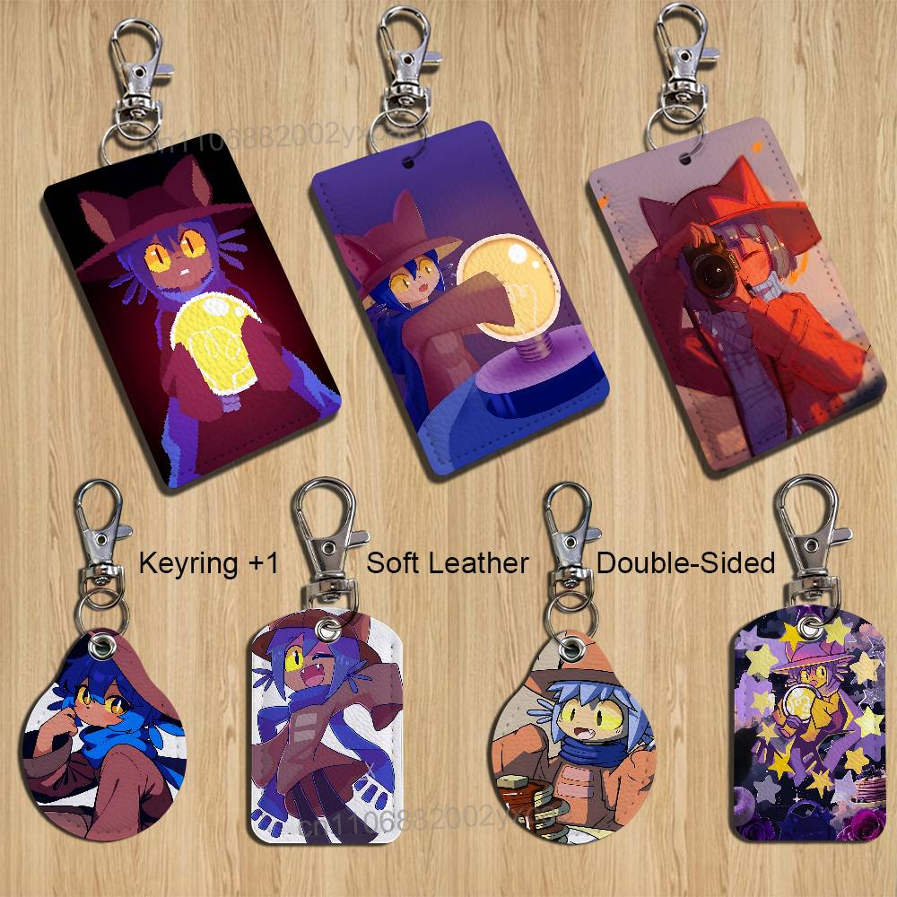 Leather Work Is - ที่ใส่บัตรน่ารักลาย Niko สำหรับใส่บัตรธนาคาร บัตรทำงาน บัตรนักเรียน บัตรโดยสาร