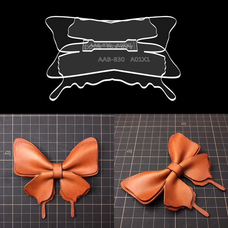 Leatherwork Patterns - YOMDID DIY ผีเสื้อหนังแม่แบบอะคริลิคลายฉลุจี้เครื่องประดับทําด้วยมือตกแต่งแม่แบบทนทาน Leathercraft เครื่องมือ