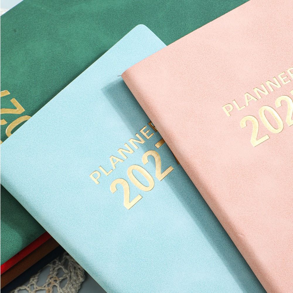 Leatherwork Plans - สมุดวางแผนตารางงานภาษาอังกฤษ 2027 ขนาด A6 สมุดวางแผนงานที่ทนทานต่อการใช้งาน ปกหนัง