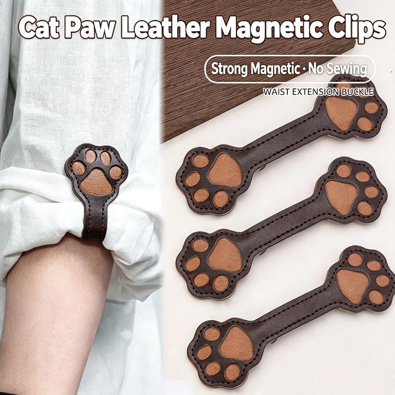 Leather Work Is - คลิปหนีบเอกสารหนังพรีเมียม 2 ชิ้น พร้อมแม่เหล็กแรงสูง ดีไซน์กันลื่น เหมาะสำหรับงานออฟฟิศ