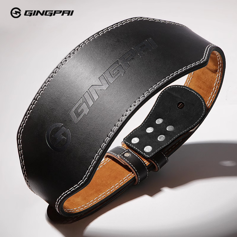 Leather Workout Belt - เข็มขัดยกน้ําหนักความกว้าง 15 ซม.สําหรับผู้ชายผู้หญิง,ฟิตเนส Squats เข็มขัดกลับสนับสนุน Powerlifting,Cross