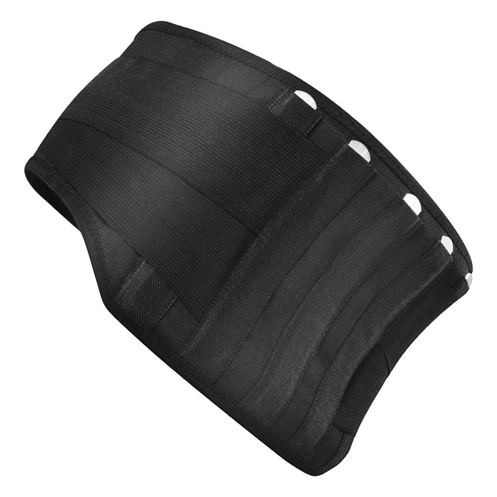Leather Workout Belt - เข็มขัดพยุงหลังปรับระดับได้สำหรับบรรเทาอาการปวด พร้อมแถบเหล็ก 4 ชิ้น แผ่นรองเสริม สำหรับอาการปวดเอว