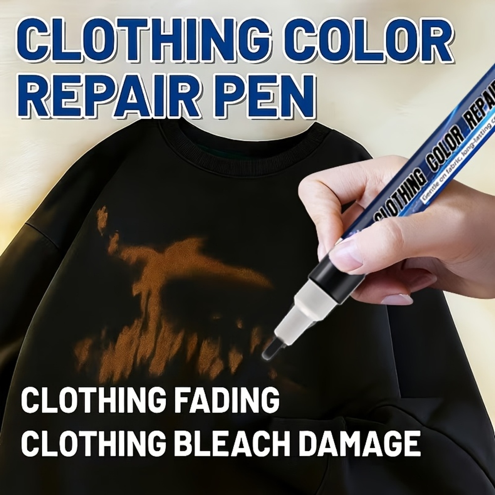 Leather Dye Finish - ปากกาสีสำหรับผ้า เหมาะสำหรับเสื้อผ้า ปากกาเติมสีสำหรับเสื้อยืด กางเกงยีนส์ และแจ็คเก็ตหนัง เหมาะสำหรับปกปิดรอยตำหนิ