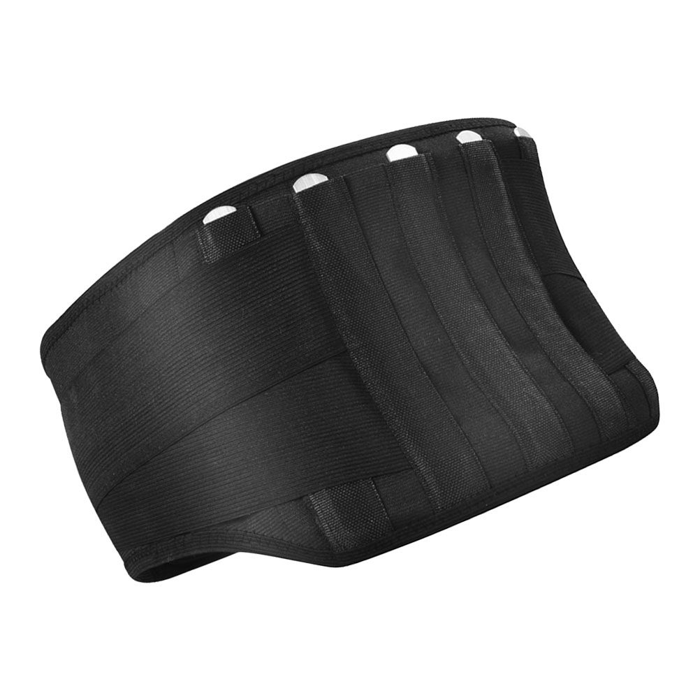 Leather Workout Belt - เข็มขัดพยุงหลังระดับพรีเมียมสำหรับบรรเทาอาการปวด ปรับระดับได้พร้อมแถบเหล็ก 4 ชิ้นและแผ่นรองเสริมสำหรับการยกน้ำหนักและออกกำลังกาย บรรเทาอาการปวดหลัง