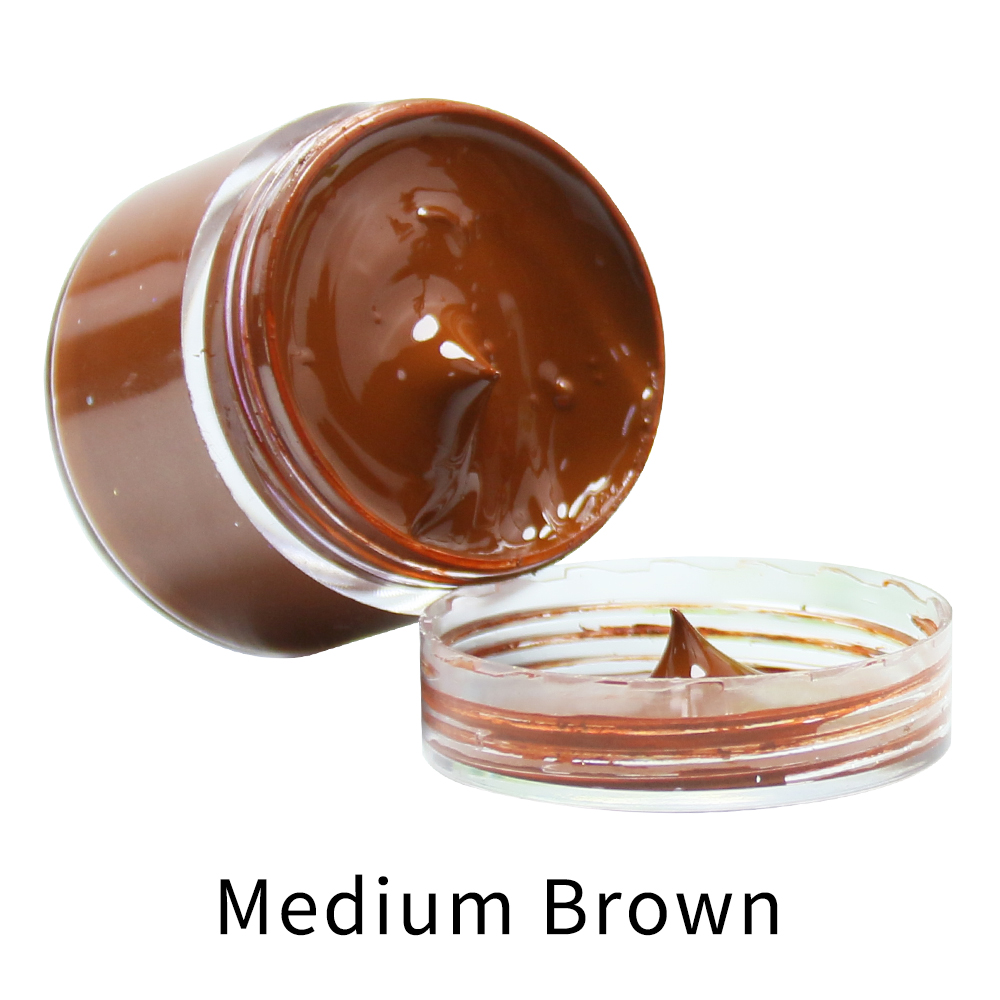 Leather Dye Finish - หนังสีน้ำตาลปานกลางสีย้อมสีผิวมัน DIY Professional สีหัตถกรรมเครื่องหนังกระเป๋าหนังโซฟาซ่อมรองเท้าเสริมสติ๊กเกอร์ติดโทรศัพท์มือถือ