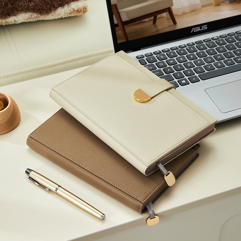 Leatherwork Plans - A5 ธุรกิจสํานักงานศึกษาทํางานบันทึกการประชุมโน้ตบุ๊ค 128 แผ่น Thicken หนัง