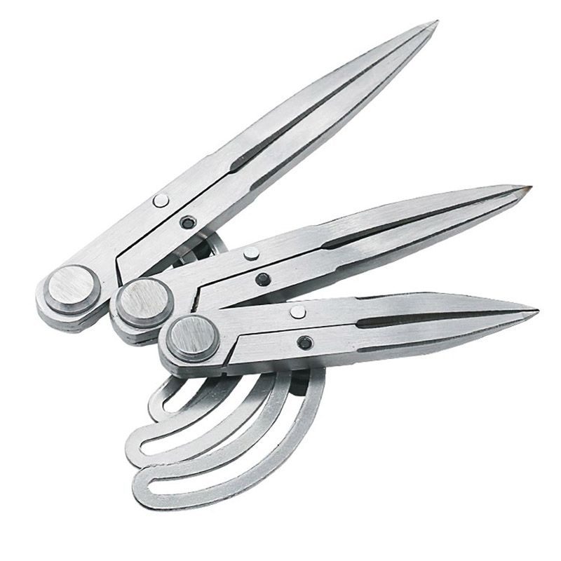 Wing Divider Stitch - ระยะห่างเข็มทิศปรับหนัง Craft หมุนเครื่องมือ Scriber DIY Edge