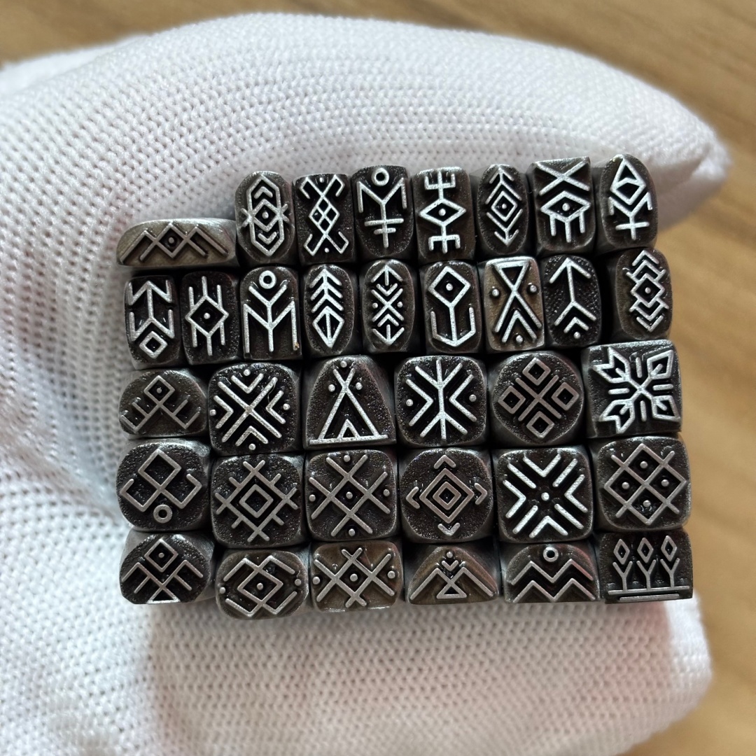 Leatherwork Patterns - ตราประทับโลหะลายวินเทจ หมายเลข 19-35 สำหรับงานเครื่องประดับ ปั๊มลายบนเหล็ก หนัง