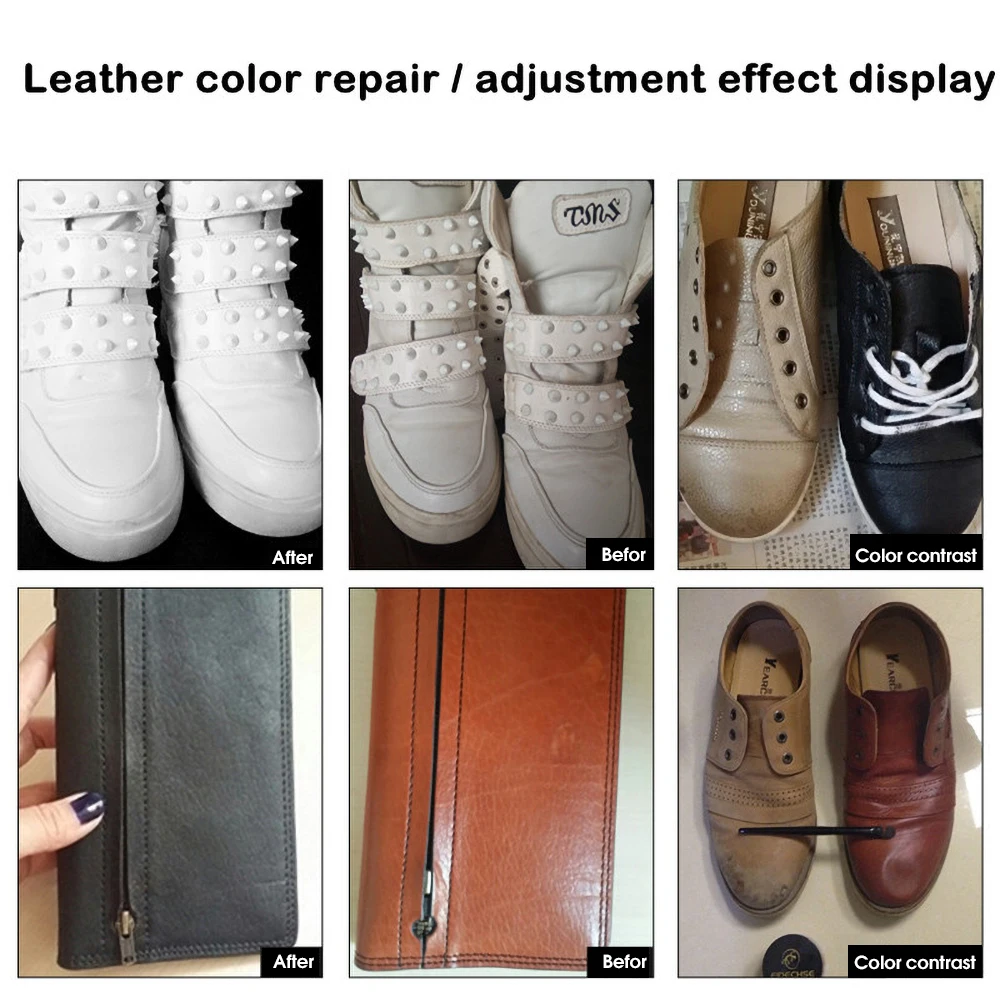ชุดซ่อมหนัง ครีมเปลี่ยนสีหนังแ - Leather Dye Finish บทวิจารณ์และราคา