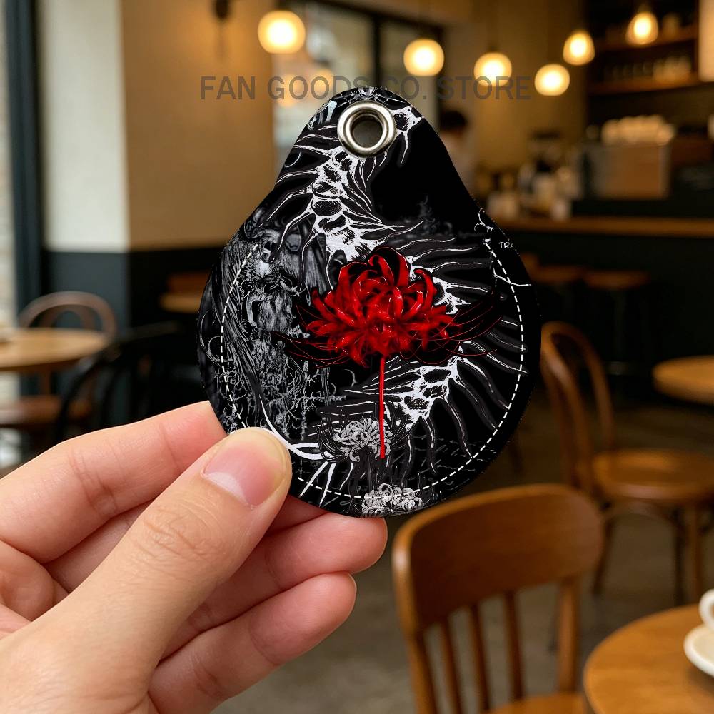 พวงกุญแจรูปดอกลิลลี่สีแดง T-To - Leather Work Is บทวิจารณ์และราคา