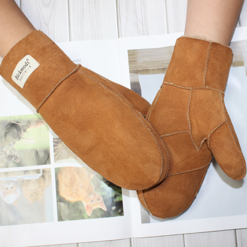 ถุงมือหนังผู้หญิงแบบใหม่ ขนแกะ - Leather Work Winter Gloves บทวิจารณ์และราคา