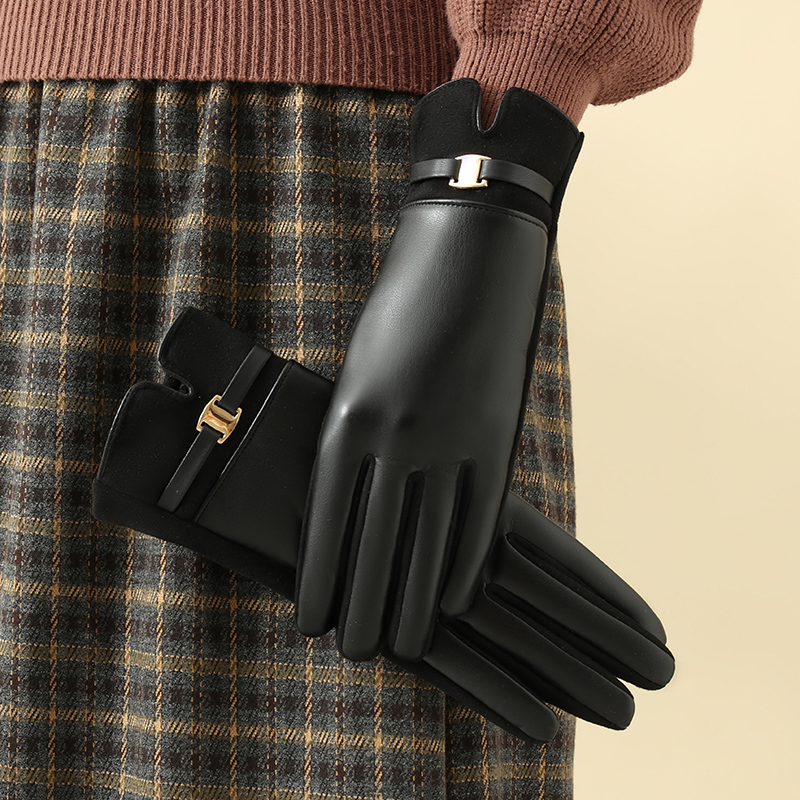 ถุงมือ 1 คู่สำหรับผู้หญิงในฤดู - Leather Work Winter Gloves บทวิจารณ์และราคา