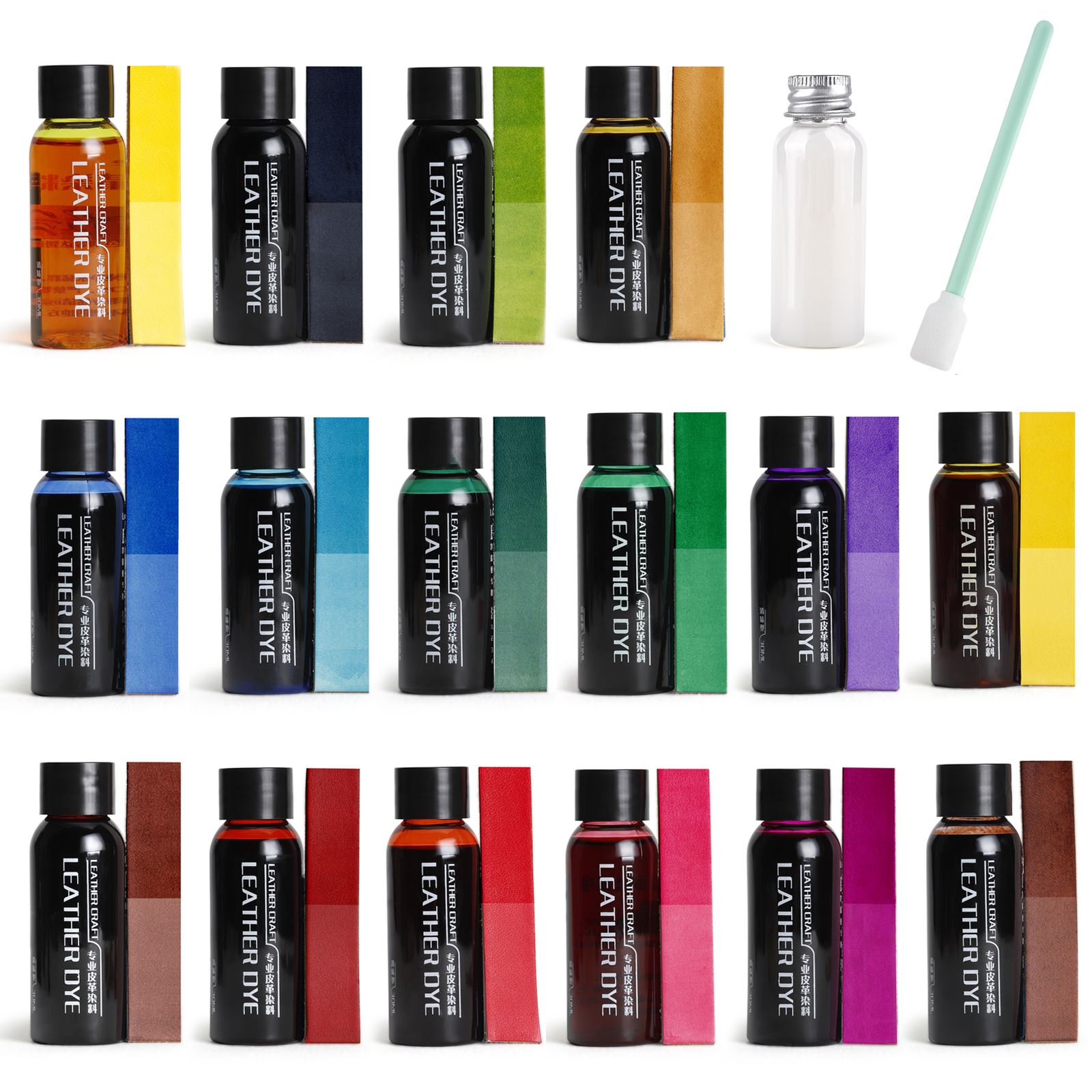 30ml ขอบหนังสีน้ํามันสีย้อมสีเ - Leather Dye Finish บทวิจารณ์และราคา