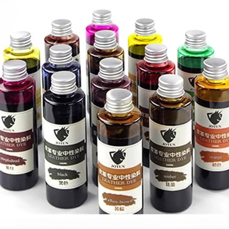 สีย้อมหนัง น้ำยาทำสีหนัง DIY ส - Leather Dye Finish บทวิจารณ์และราคา