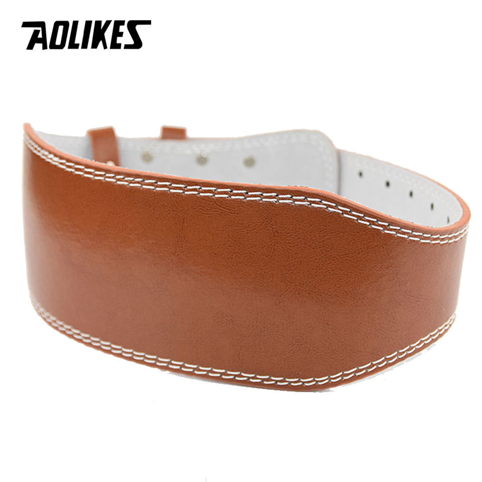 AOLIKES ใหม่กว้างเข็มขัดยกน้ํา - Leather Workout Belt บทวิจารณ์และราคา