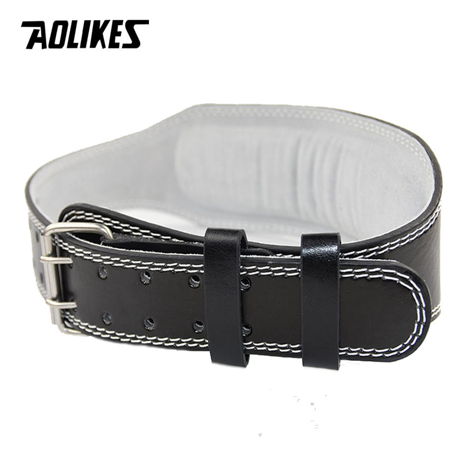 AOLIKES ใหม่กว้างเข็มขัดยกน้ํา - Leather Workout Belt บทวิจารณ์และราคา