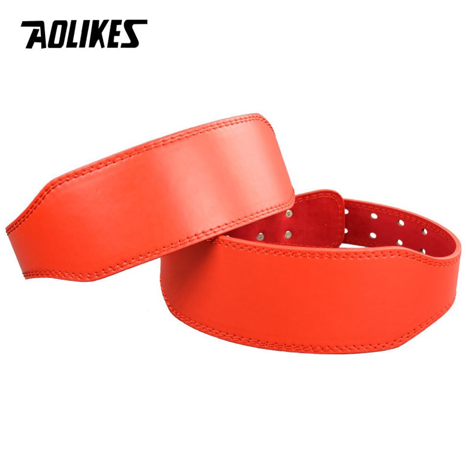 AOLIKES ใหม่กว้างเข็มขัดยกน้ํา - Leather Workout Belt บทวิจารณ์และราคา
