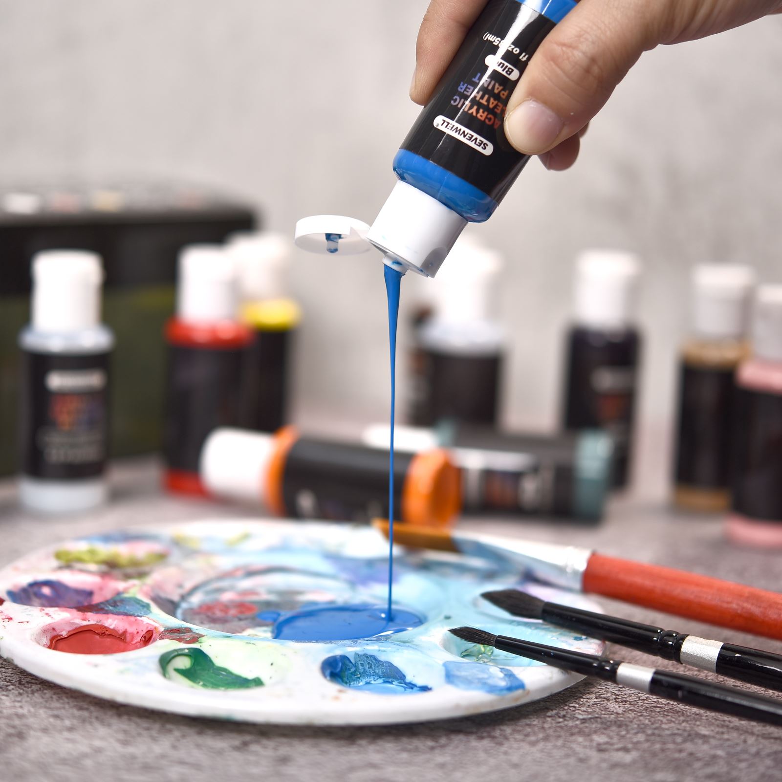 เม็ดสีย้อมสีสำหรับซ่อมเครื่องห - Leather Dye Finish บทวิจารณ์และราคา