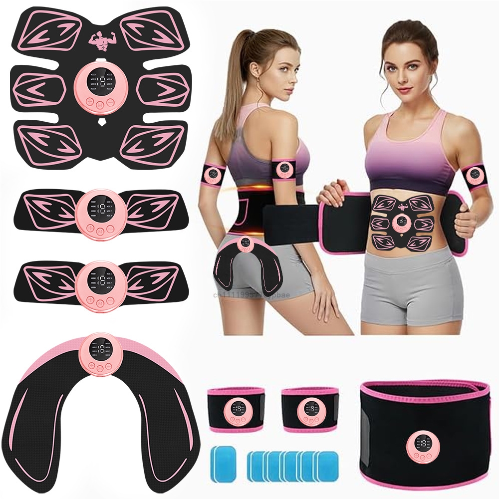 เครื่องกระตุ้นกล้ามเนื้อ EMS - - Leather Workout Belt บทวิจารณ์และราคา