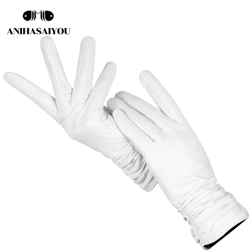 แฟชั่น คอมฟอร์ท ไวท์ กลอว์ส ถุ - Leather Work Winter Gloves บทวิจารณ์และราคา