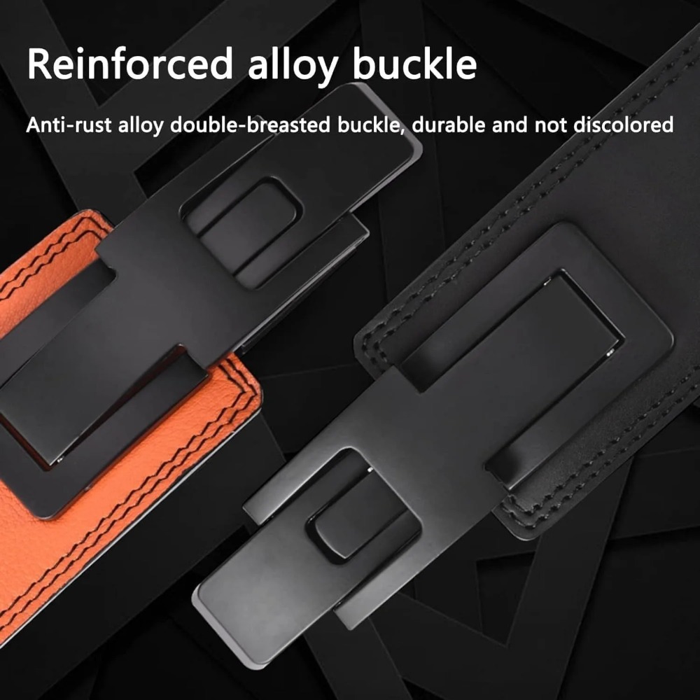 เข็มขัดยกน้ำหนักหนังแท้ หัวเข็ - Leather Workout Belt บทวิจารณ์และราคา