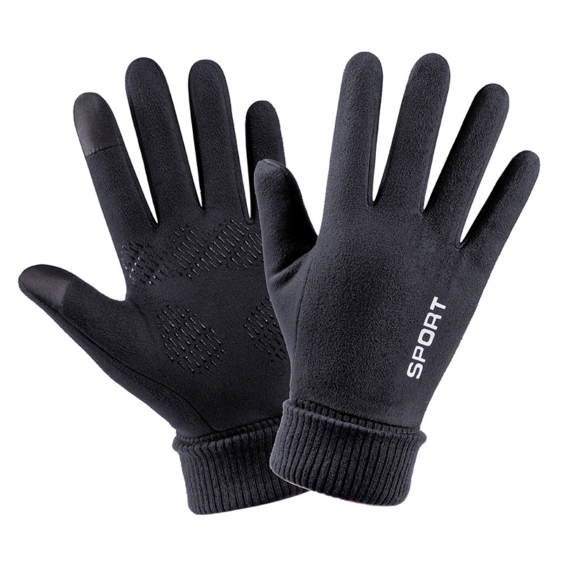 ผู้ชายหนังหนังนิ่มฤดูหนาว Plus - Leather Work Winter Gloves บทวิจารณ์และราคา