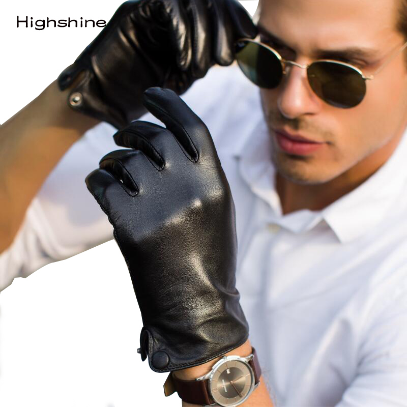 ผู้ชายแท้ sheepskin ถุงมือหนัง - Leather Work Winter Gloves บทวิจารณ์และราคา