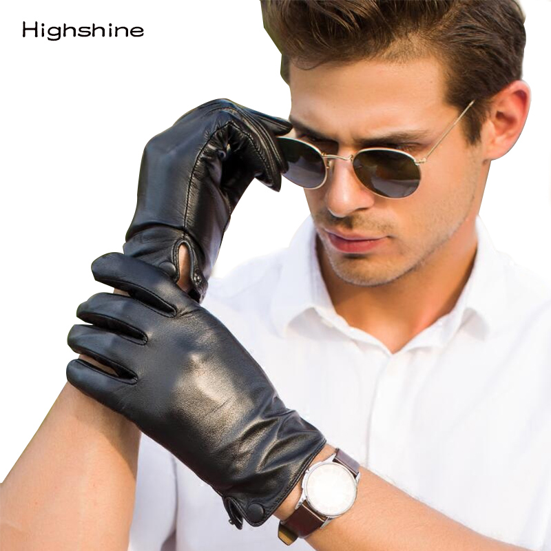 ผู้ชายแท้ sheepskin ถุงมือหนัง - Leather Work Winter Gloves บทวิจารณ์และราคา