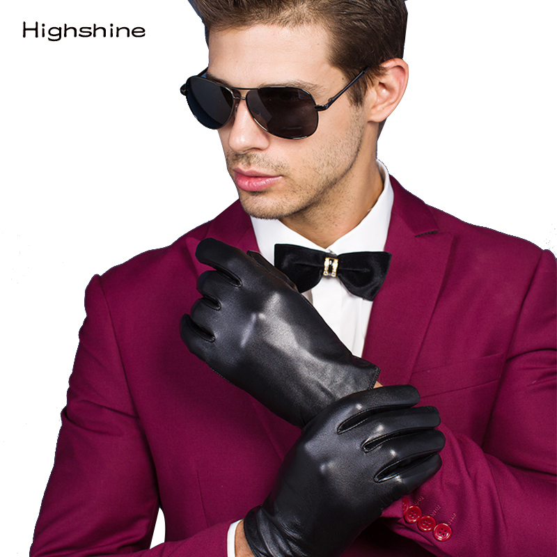 ผู้ชายแท้ sheepskin ถุงมือหนัง - Leather Work Winter Gloves บทวิจารณ์และราคา
