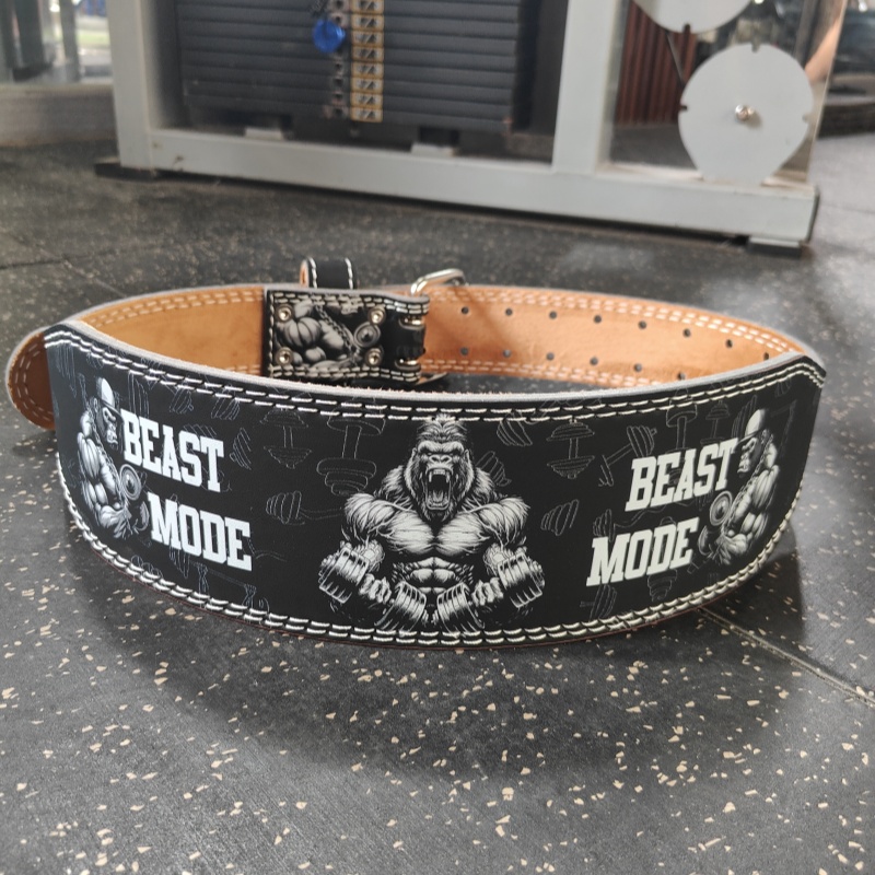 ผู้ชายเข็มขัดยกน้ําหนัก GYM ผู - Leather Workout Belt บทวิจารณ์และราคา