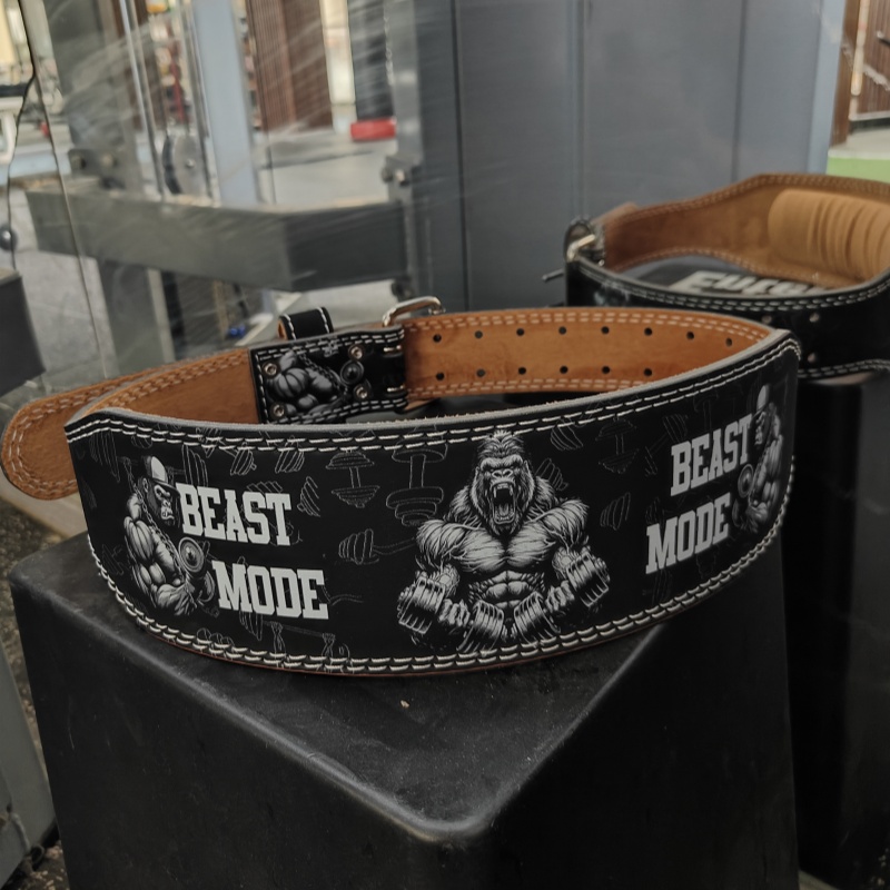 ผู้ชายเข็มขัดยกน้ําหนัก GYM ผู - Leather Workout Belt บทวิจารณ์และราคา