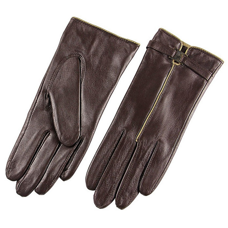 ถุงมือหนังแท้สำหรับผู้หญิง แฟช - Leather Work Winter Gloves บทวิจารณ์และราคา