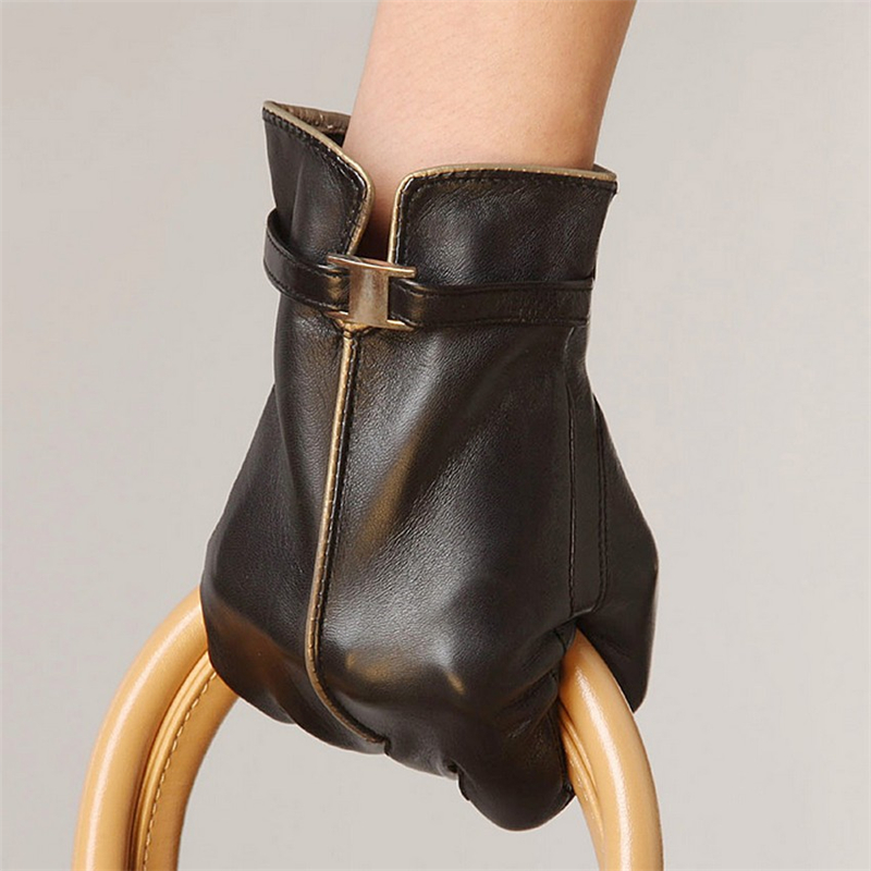 ถุงมือหนังแท้สำหรับผู้หญิง แฟช - Leather Work Winter Gloves บทวิจารณ์และราคา